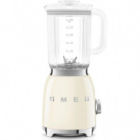 SMEG Batidora Vaso 800W 1.5L Pica Hielo Crema (BLF03CREU)