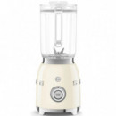 SMEG Batidora Vaso 800W 1.5L Pica Hielo Crema (BLF03CREU)