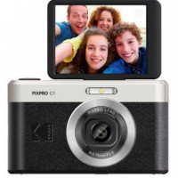 KODAK Pixpro C1 Cámara Digital 13MP con Pantalla Abatible Negra - Guanxe Atlantic Marketplace