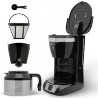 SOGO Cafetera Goteo 1L 800W 10 Tazas con Jara de Acero Inox (CAF-SS-5660)