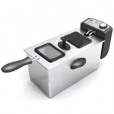 SOGO Freidora 3 Litros 2000W Acero Inoxidable (FRE-SS-10425)