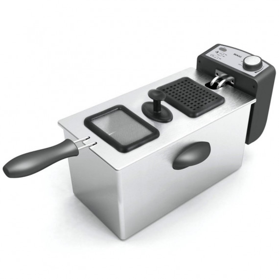 SOGO Freidora 3 Litros 2000W Acero Inoxidable (FRE-SS-10425)