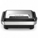 MOULINEX GI270D10 Parrilla Eléctrica 1000W Inox-negro