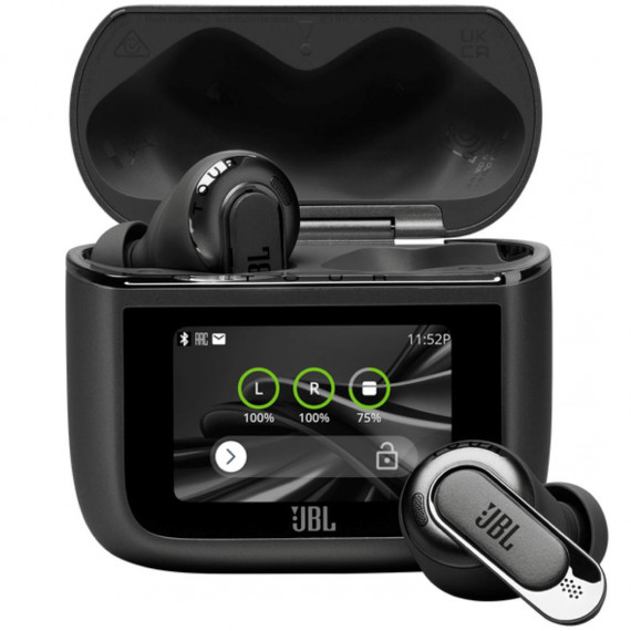 JBL Tour Pro 3 Auricular Inalámbrico con Cancelación Ruido Espacial 360 Negro