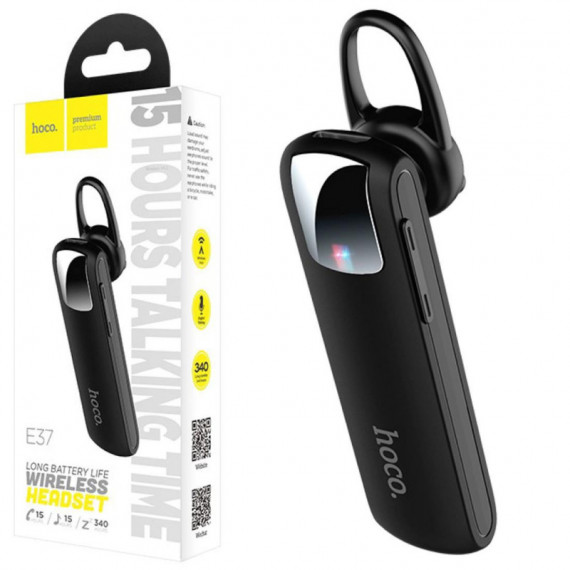 HOCO E37 Auricular Manos Libres BLUETOOTH Negro