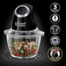 RUSSELL HOBBS 24662-56 Picadora de Alimentos 200W 0.5L