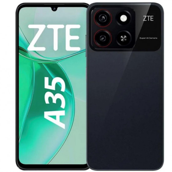 ZTE Blade A35 6.75" 2+4GB 64GB Doble Cámara Starry Black