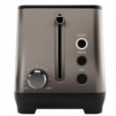 AIWA ABT-1000 Tostadora 1.000W 2 Ranuras Acero Antihuellas