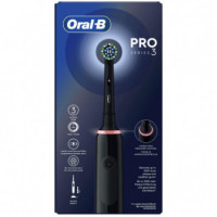 BRAUN Oral-b Cepillo de Dientes Pro Serie 3 Sensor de Presión Negro (D505.523.3)