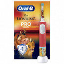 BRAUN Oral-b Cepillo de Dientes Vitality Pro Kids 3+ el Rey León Rojo (D103.413.2K)