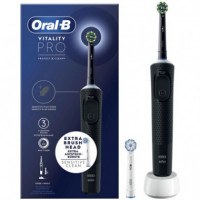 BRAUN Oral-b Cepillo Vitality Pro con 2 Recambios Negro (D103.423.3)