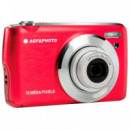 AGFAPHOTO DC8200 Cámara Digital 18MP 8X Zoom + SD16GB+ Bag Roja