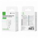 Cargador USB-A y USB-C GaN 45W Woox MX0091