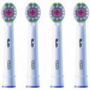 BRAUN Oral-b 4 Cabezales de Recambio Pro 3D White (EB18PRX-4)