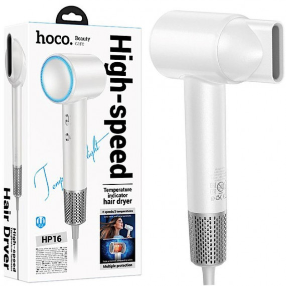 HOCO HP16 Secador Iónico de Alta Velocidad con Indicador de Temperatura