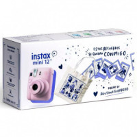 FUJIFILM Instax Mini 12 Cámara Instantánea Kit Regalo Blossom Pink