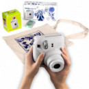FUJIFILM Instax Mini 12 Cámara Instantánea Kit Regalo Clay White