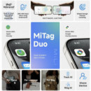 MILI Mitag Duo Rastreador Inteligente Dual para Apple Ios y Android Find Hub
