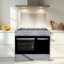 SVAN SKGW5901PBX Cocina Gas 90CM con Wok Horno 59L