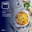 SVAN SMW2700DGX Microondas con Grill 20L 700W Inox