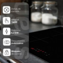 SVAN SI3602B Placa Inducción 3F 6200W Cristal