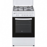 SVAN SKG4500TM Cocina de Gas Butano 4F Horno 43L 2P Grill Blanco