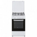 SVAN SKG4500TM Cocina de Gas Butano 4F Horno 43L 2P Grill Blanco