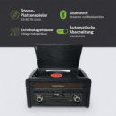 MUSE MT115W Tocadisco Bt/radio/cd Negro