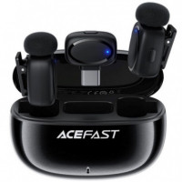 ACEFAST R2 Kit con 2 Micrófonos Lavalier HD Inalámbricos con Receptor Usb-c
