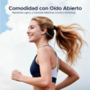DOOGEE Bonebeat Run Auricular Deportivo de Conducción Osea BLUETOOTH Negro