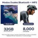 DOOGEE Bonebeat Swim Lite Auricular de Conducción Osea Bt y MP3 para Nadar Azul