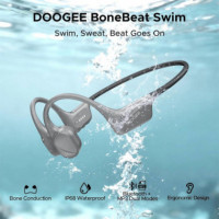 DOOGEE Bonebeat Swim Auricular de Conducción Osea Bt y MP3 para Nadar Gris Claro