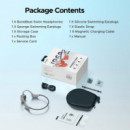 DOOGEE Bonebeat Swim Auricular de Conducción Osea Bt y MP3 para Nadar Gris Claro