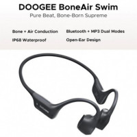 DOOGEE Boneair Swim Auricular de Conducción Osea y Aerea Bt y MP3 para Nadar Gris Oscuro