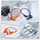 DOOGEE Boneair Swim Auricular de Conducción Osea y Aerea Bt y MP3 para Nadar Gris Oscuro