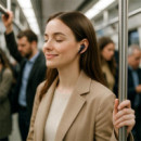 ACEFAST W5 Auricular BLUETOOTH con Noise Cancel Híbrido