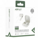 ACEFAST W4 Auricular BLUETOOTH con Noise Cancel y Estuche Soporte Beige