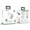 ACEFAST W4 Auricular BLUETOOTH con Noise Cancel y Estuche Soporte Beige