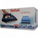 TEFAL Virtuo FV1713 Plancha Vapor 2000W 90G Azul y Negra