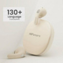 HIFUTURE FLYBUDS4 Ai Auricular BLUETOOTH con Tradución Simultanea de 130 Idiomas Latte