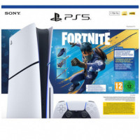 SONY PS5 Consola 1TB Standar Slim White+fortnite Flowering Chaos