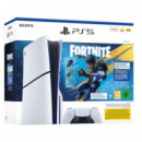 SONY PS5 Consola 1TB Standar Slim White+fortnite Flowering Chaos