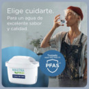BRITA Marella Jarra Filtrante 2.4L + 2 Filtros Maxtra Pro Azul