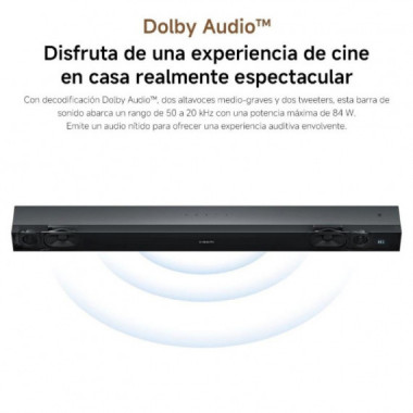Barra de Sonido XIAOMI Sound Bar Pro 2.0 84W BLUETOOTH y Dolby Audio