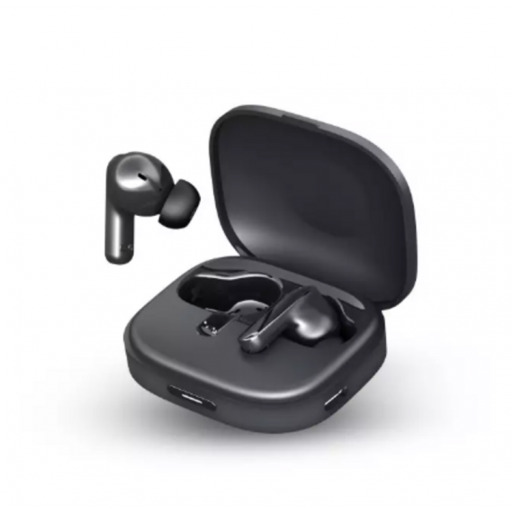 Auriculares KSIX Inalámbricos con Ia, Traducción, Anc, Enc, Autonomía 20+6H, Asistente de Voz, Negro (BTW07N)