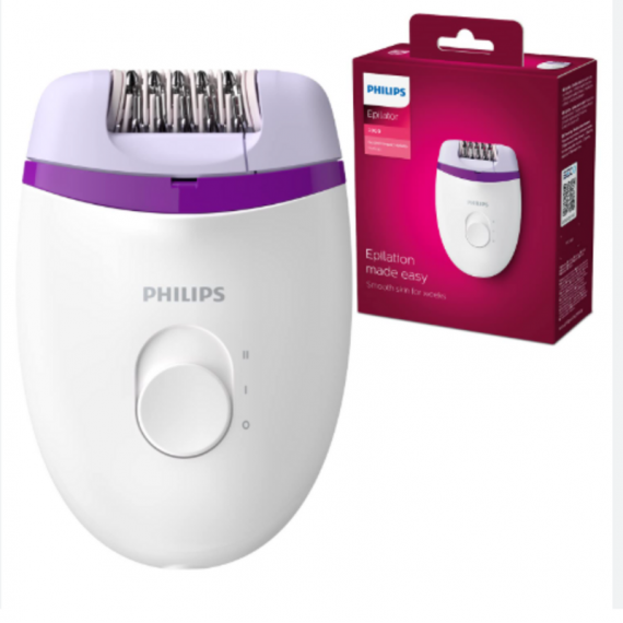 Depiladora Philips Satinelle Essential con Cable BRP225/00 Blanco/Morado