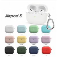 Funda Protectora ACCETEL Silicona para Airpods 3 Rosa, Rojo, Gris, Negro, Blanco, Transparente (APC-P3)