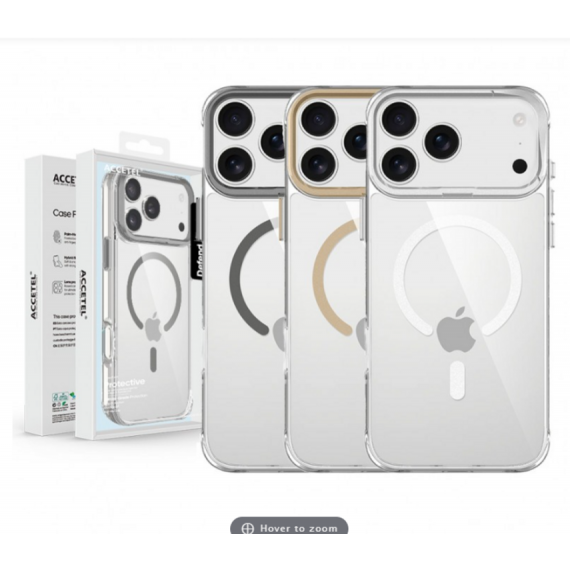 Carcasa ACCETEL Frame Antigolpe con Aro de Aluminio, Soporte y Magsafe para Iphone 13 hasta Iphone 17 Pro Max