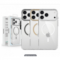 Carcasa ACCETEL Frame Antigolpe con Aro de Aluminio, Soporte y Magsafe para Iphone 13 hasta Iphone 17 Pro Max