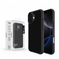 Carcasa Fiber ACCETEL Magsafe con Acabado de Fibra de Carbono para Iphone 13 hasta Iphone 17 Pro Max